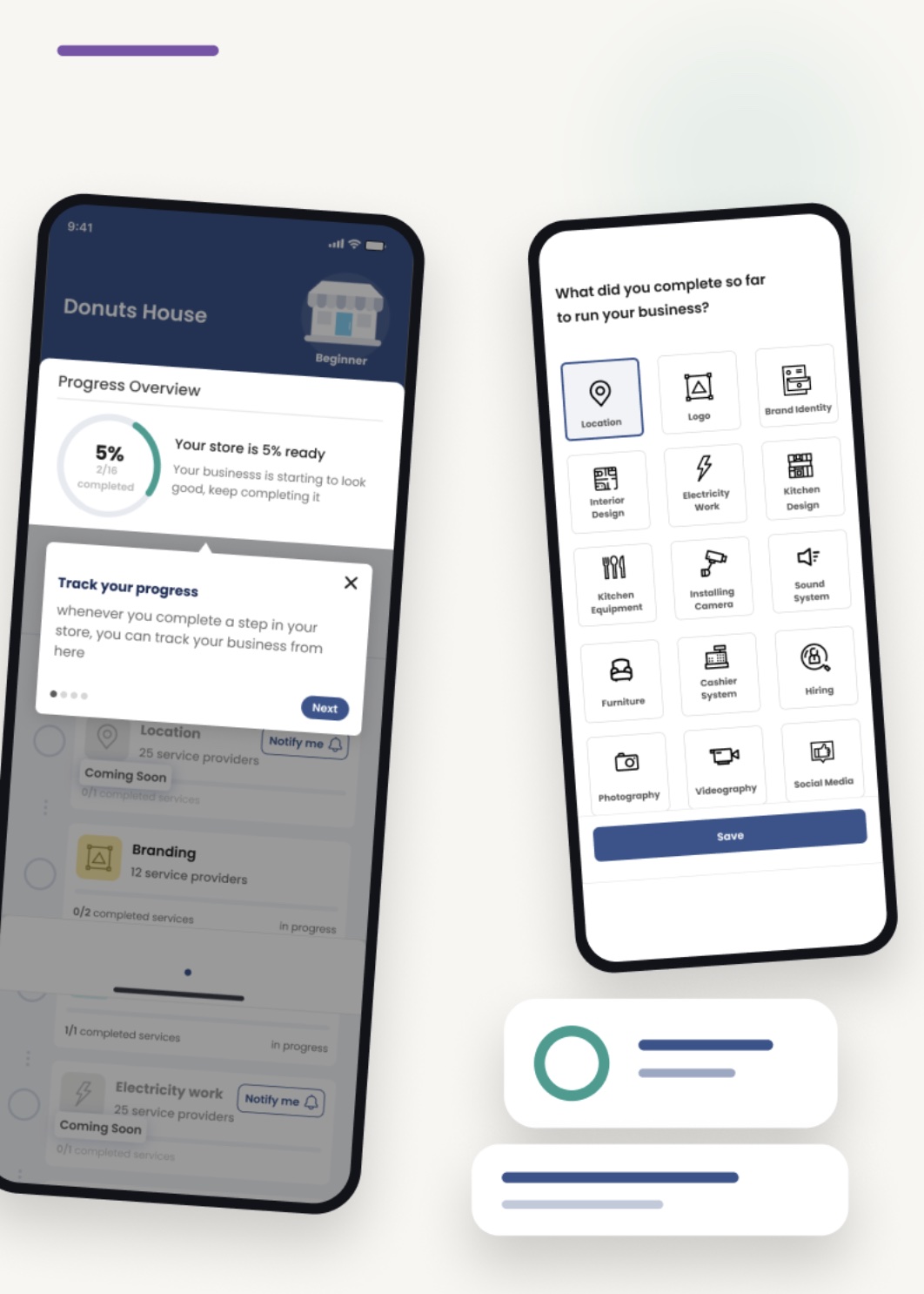 Navigation + plan selector
